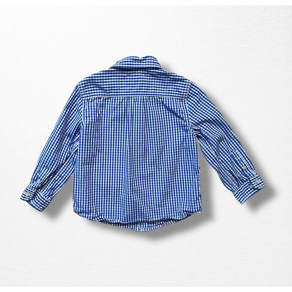 LL Bean Boys’ Gingham Dress Shirt, Size 3T - Picture 4 of 6